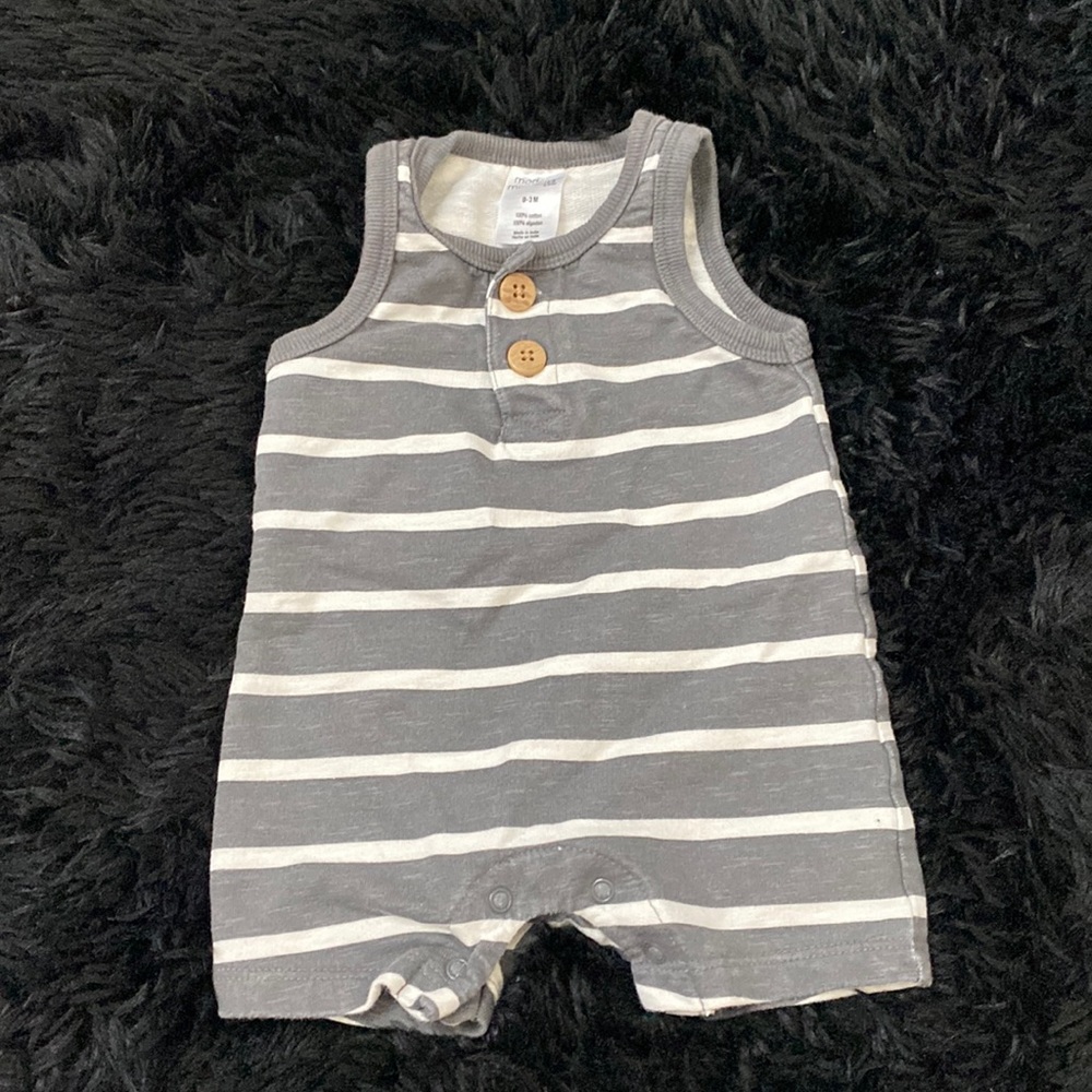 Striped romper